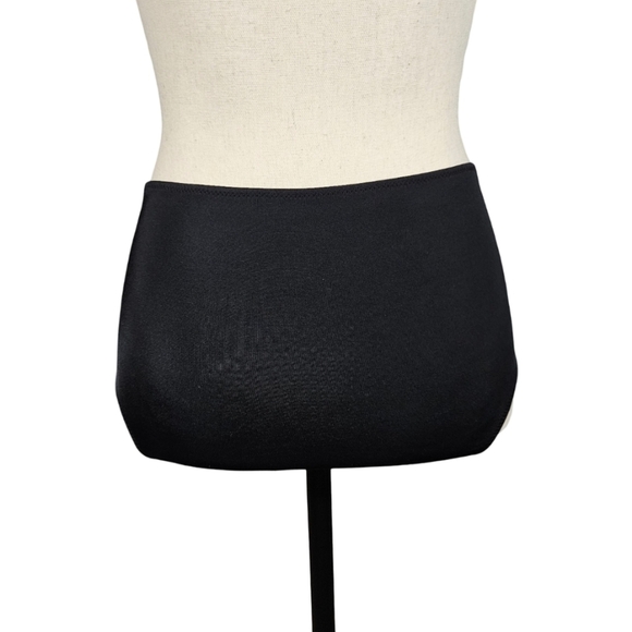 Shade & Shore High Waisted Bikini Bottem, Black, Size Medium - Picture 3 of 10